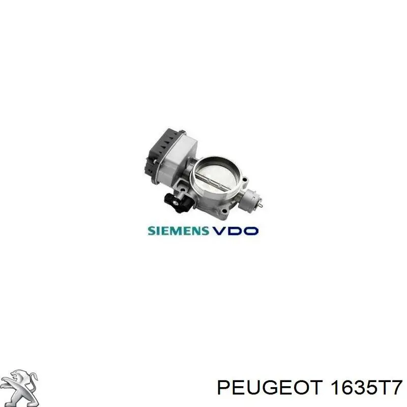 1635T7 Peugeot/Citroen Дросільна заслінка в зборі