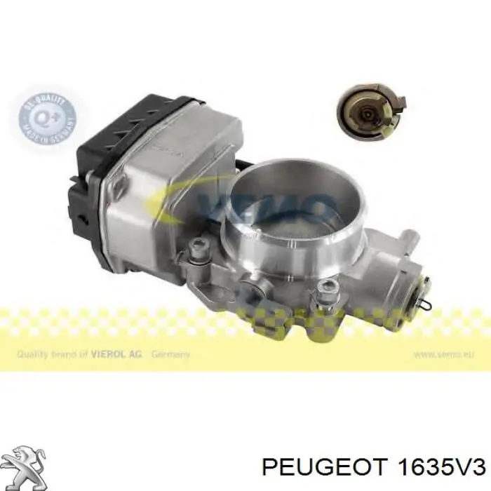 Блок дросельної заслінки Peugeot/Citroen 1635V3 ціна, від 113.19 USD
