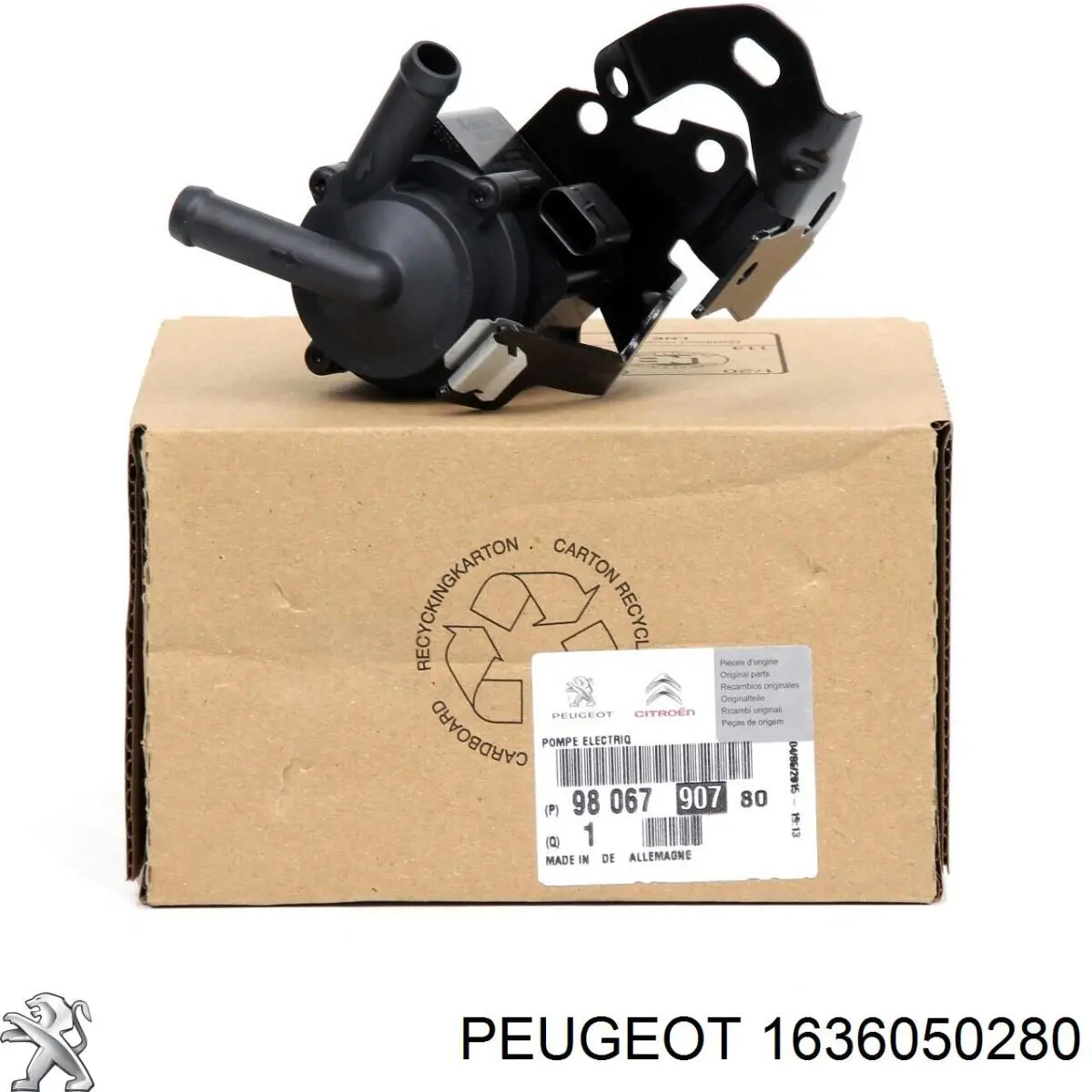 Купити 1636050280 Peugeot/Citroen Клапан заправки кондиціонера