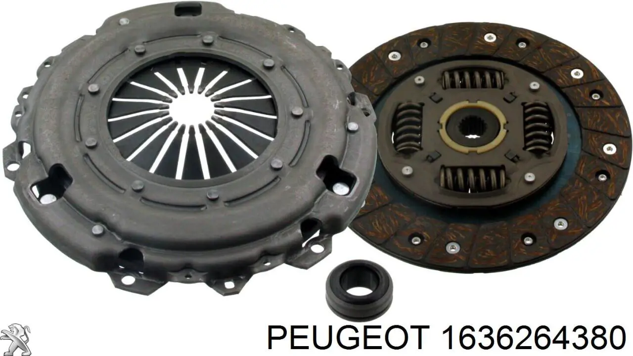 Комплект зчеплення (3 частини) Peugeot/Citroen 1636264380 ціна, від 108.07 USD