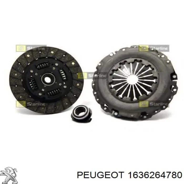 Зчеплення 1636264780 Peugeot/Citroen