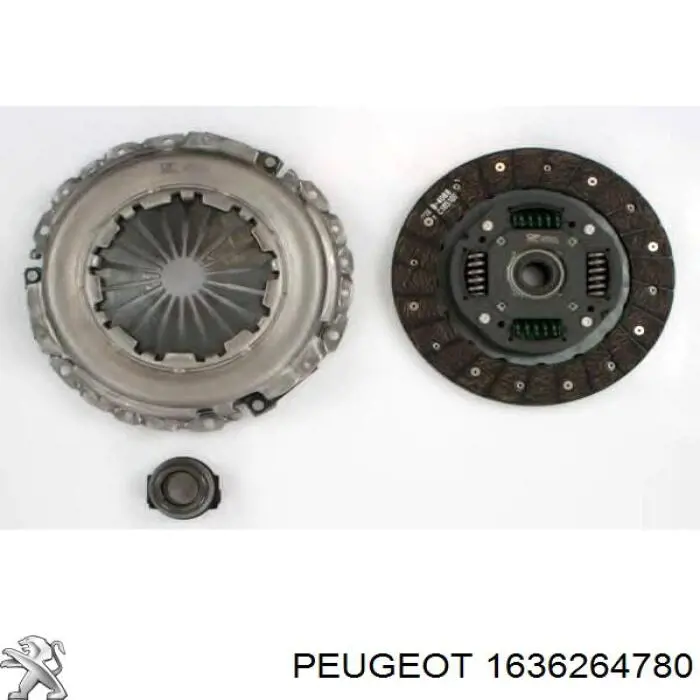 Купити 1636264780 Peugeot/Citroen Комплект зчеплення (диск, корзина, підшипник)