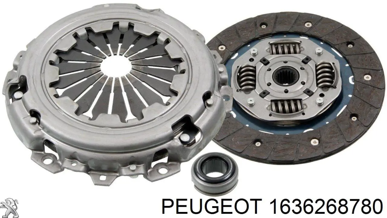 Комплект зчеплення (3 частини) Peugeot/Citroen 1636268780 ціна, від 126.12 USD