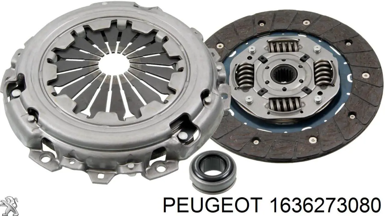 Комплект зчеплення (3 частини) Peugeot/Citroen 1636273080 ціна, від 125.28 USD
