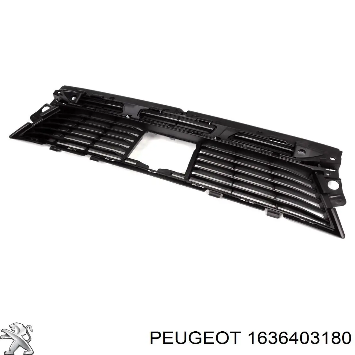 Решітка переднього бампера, центральна Peugeot/Citroen 1636403180 ціна, від 41.63 USD