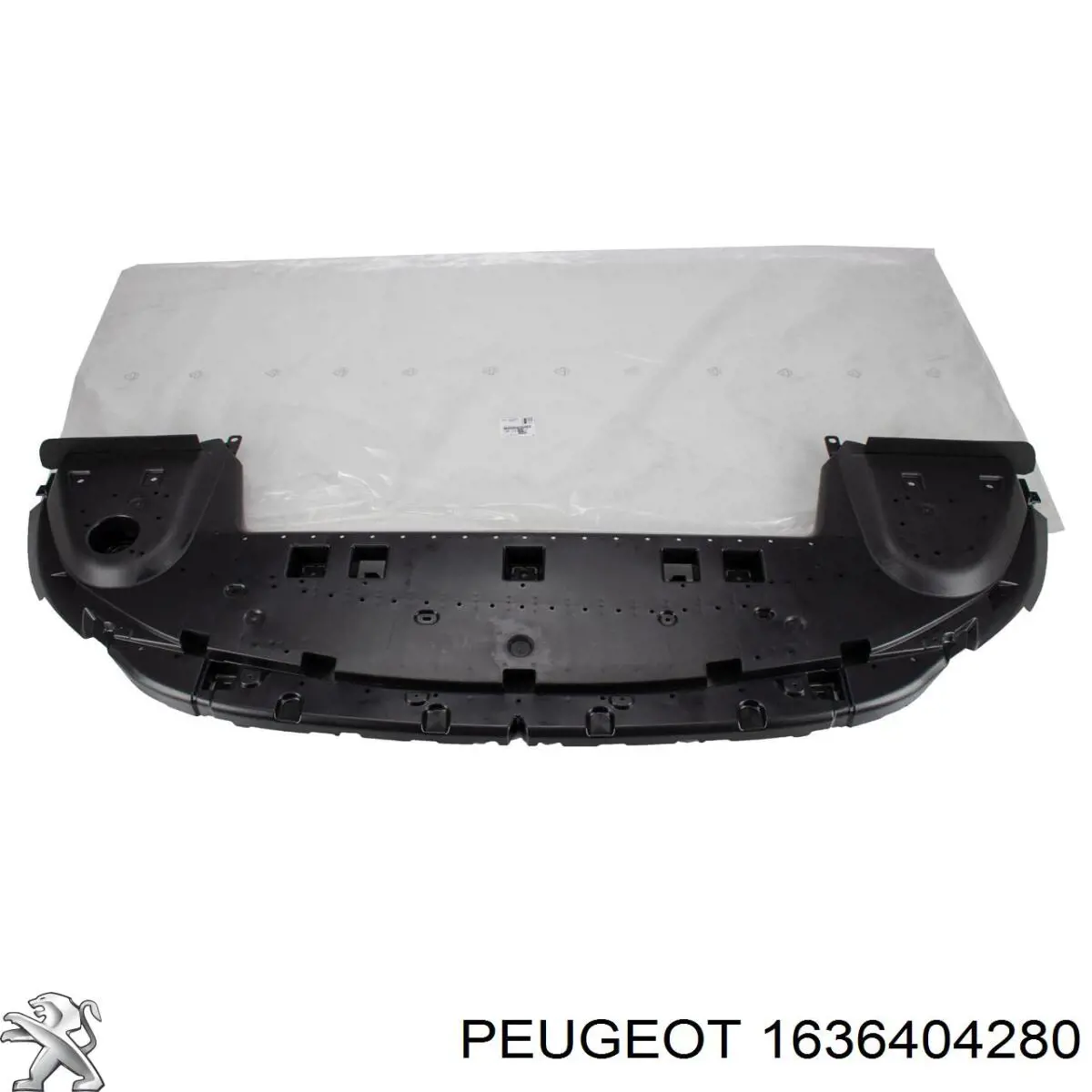 Задній бампер 1636404280 Peugeot/Citroen