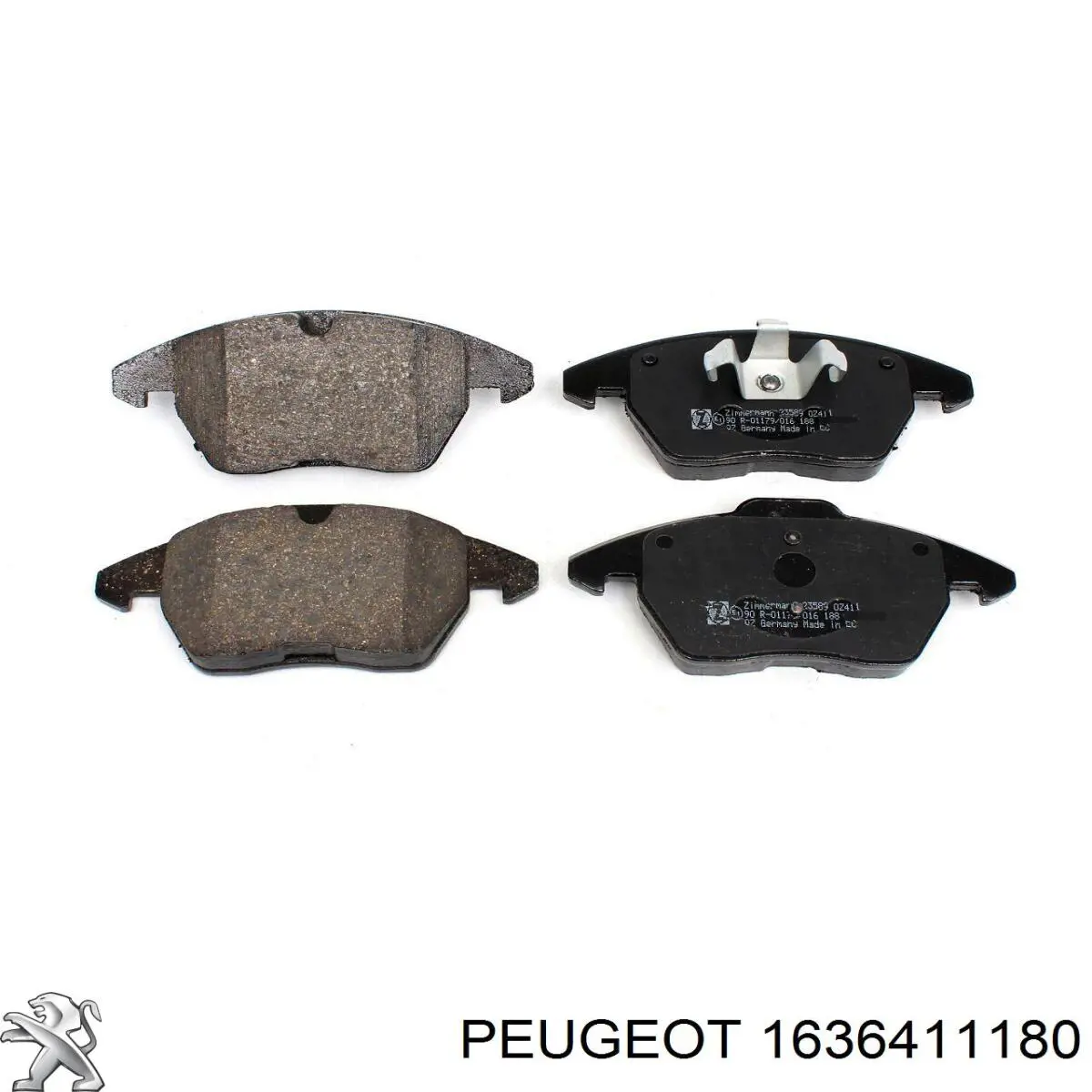 Колодки гальмівні передні, дискові 1636411180 Peugeot/Citroen