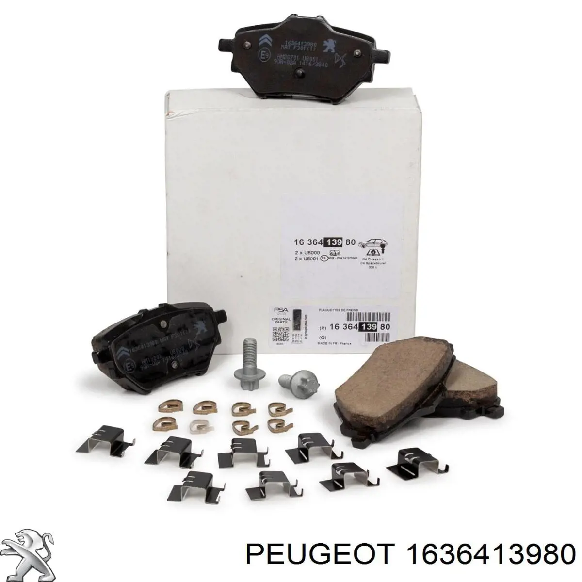 Купити 1636413980 Peugeot/Citroen Задні колодки