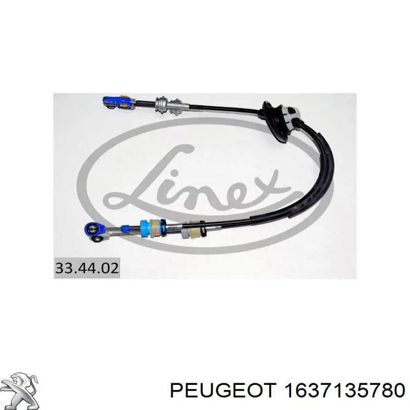 Трос перемикання передач, здвоєний Peugeot/Citroen 1637135780 ціна, від 71.28 USD