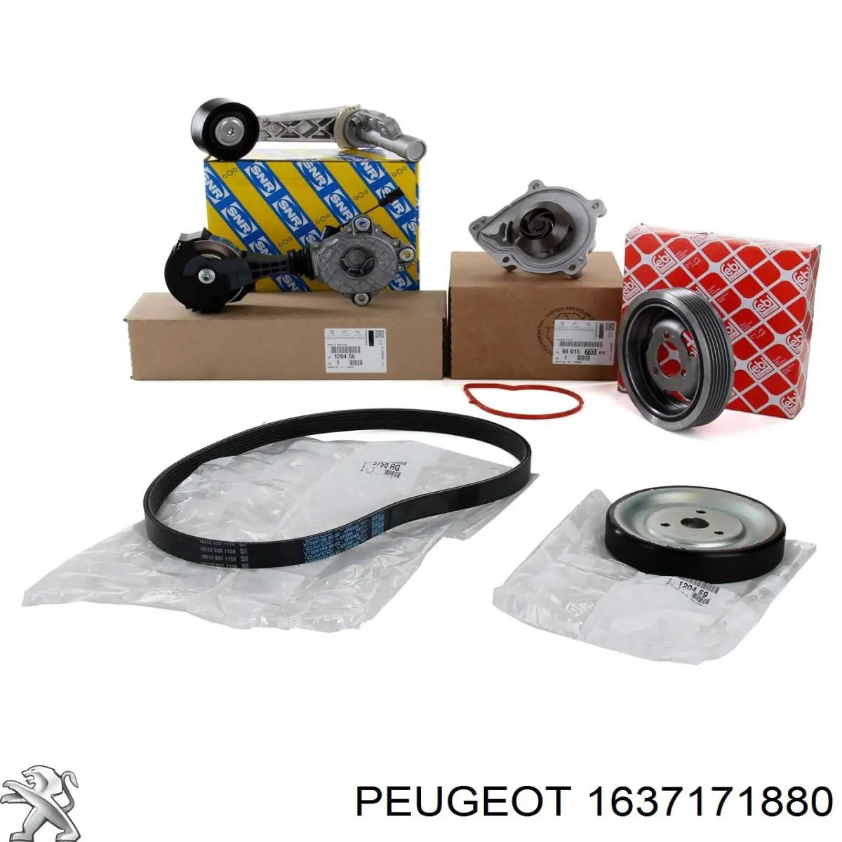 Помпа охолодження Peugeot/Citroen 1637171880 ціна, від 26.11 USD