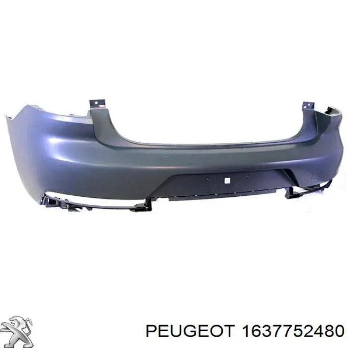 1637752480 Peugeot/Citroen Буфер (бампер) задній