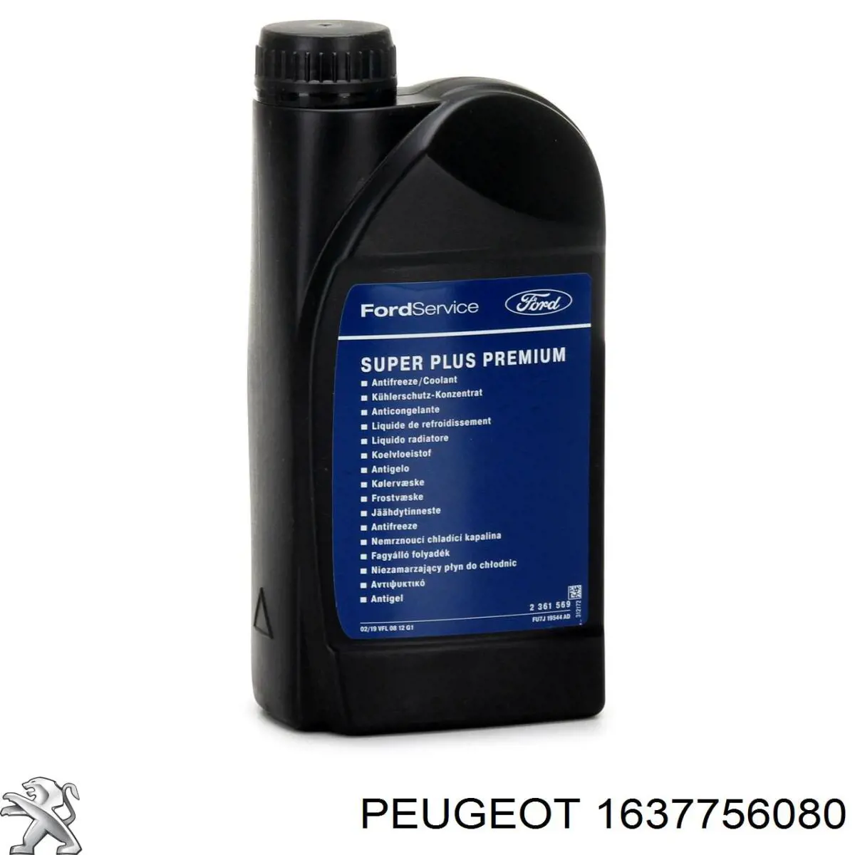 Антифріз 1637756080 Peugeot/Citroen