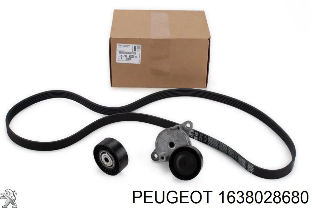 1638028680 Peugeot/Citroen ролик приводного ременя, паразитний
