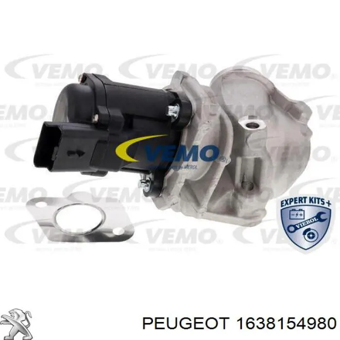 Клапан ЄГР 1638154980 Peugeot/Citroen
