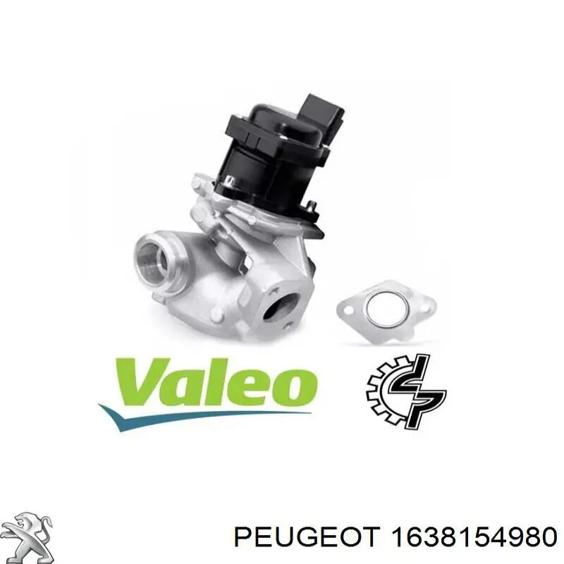 Клапан EGR Peugeot/Citroen 1638154980 ціна, від 47.97 USD