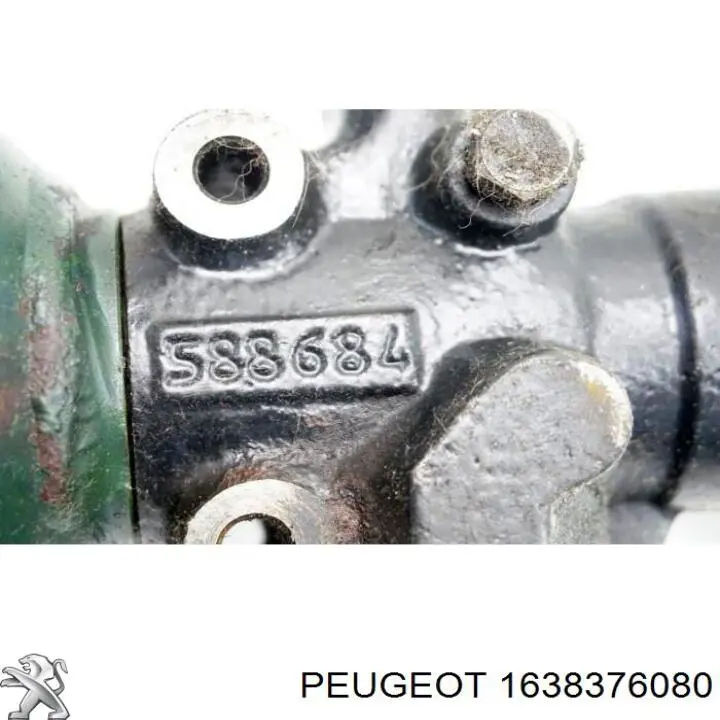 Купити 1638376080 Peugeot/Citroen Гідроакумулятор системи амортизації, задній