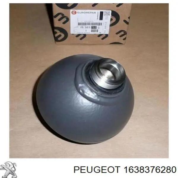 Купити 1638376280 Peugeot/Citroen Гідроакумулятор системи амортизації, задній