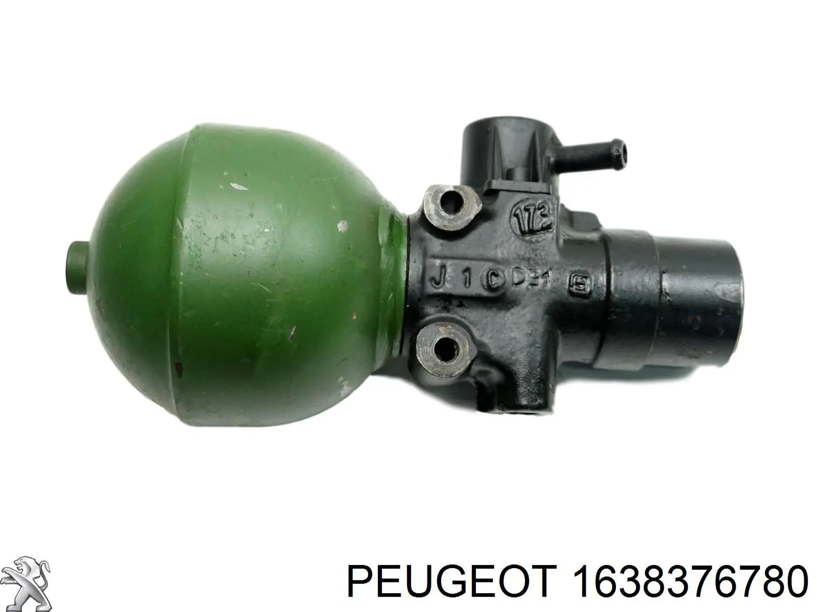 Гидроаккумулятор системи амортизації, задній Peugeot/Citroen 1638376780
