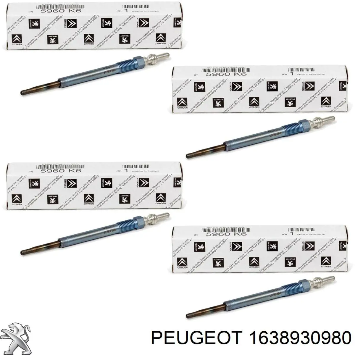 Свіча накалу Peugeot/Citroen 1638930980 ціна, від 16.02 USD