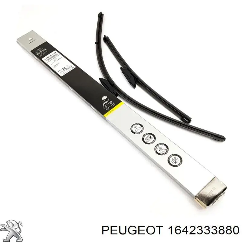 Купити 1642333880 Peugeot/Citroen Щітка-двірник лобового скла, водійська