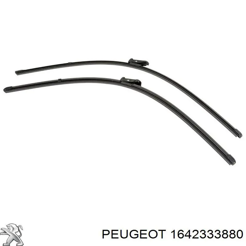 Щітка склоочисника лобового скла, водійська Peugeot/Citroen 1642333880