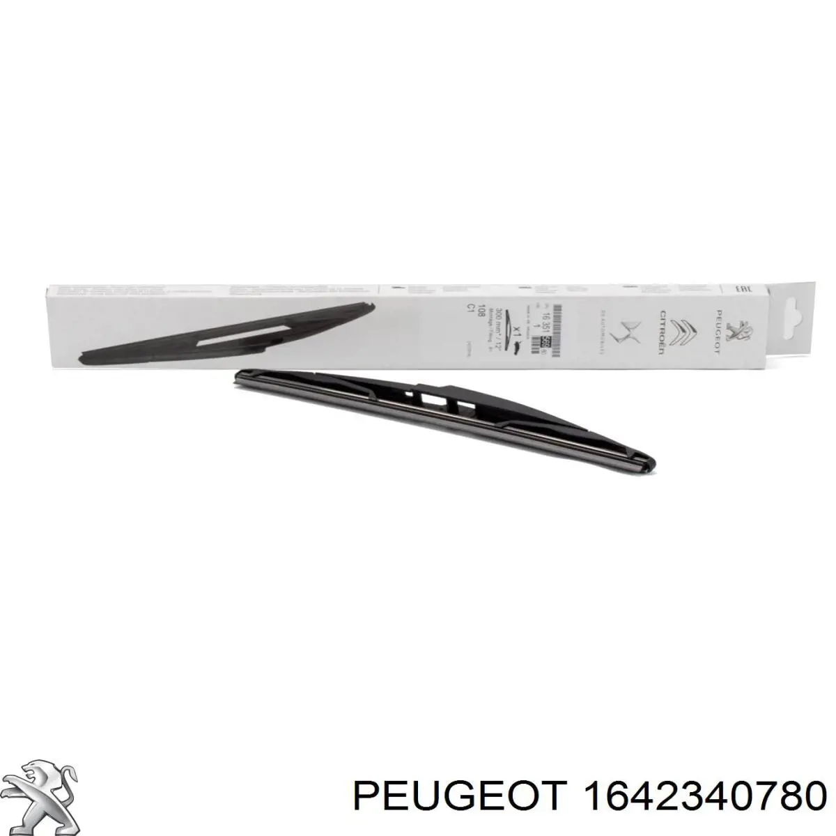 Щітка-двірник лобового скла, водійська Peugeot/Citroen 1642340780 ціна, від 14.11 USD