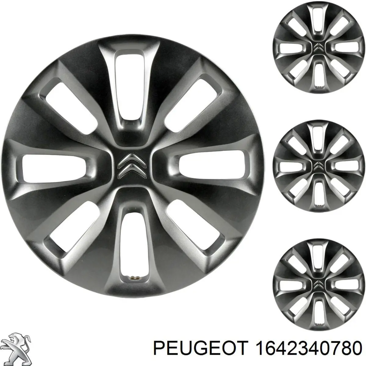 Щітка склоочисника лобового скла, водійська Peugeot/Citroen 1642340780