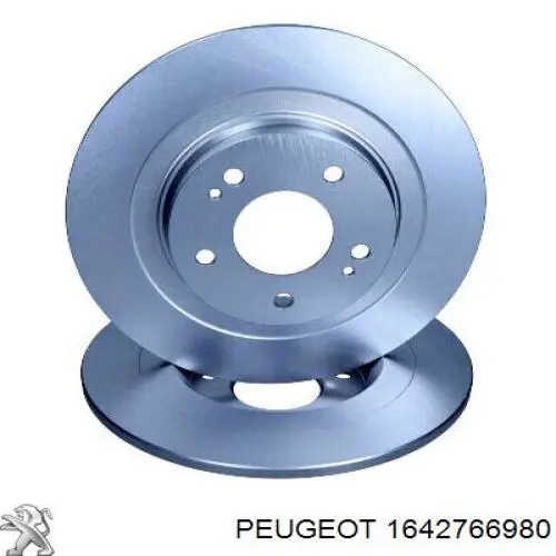 Задні дискові гальма Peugeot/Citroen 1642766980 ціна, від 19.00 USD