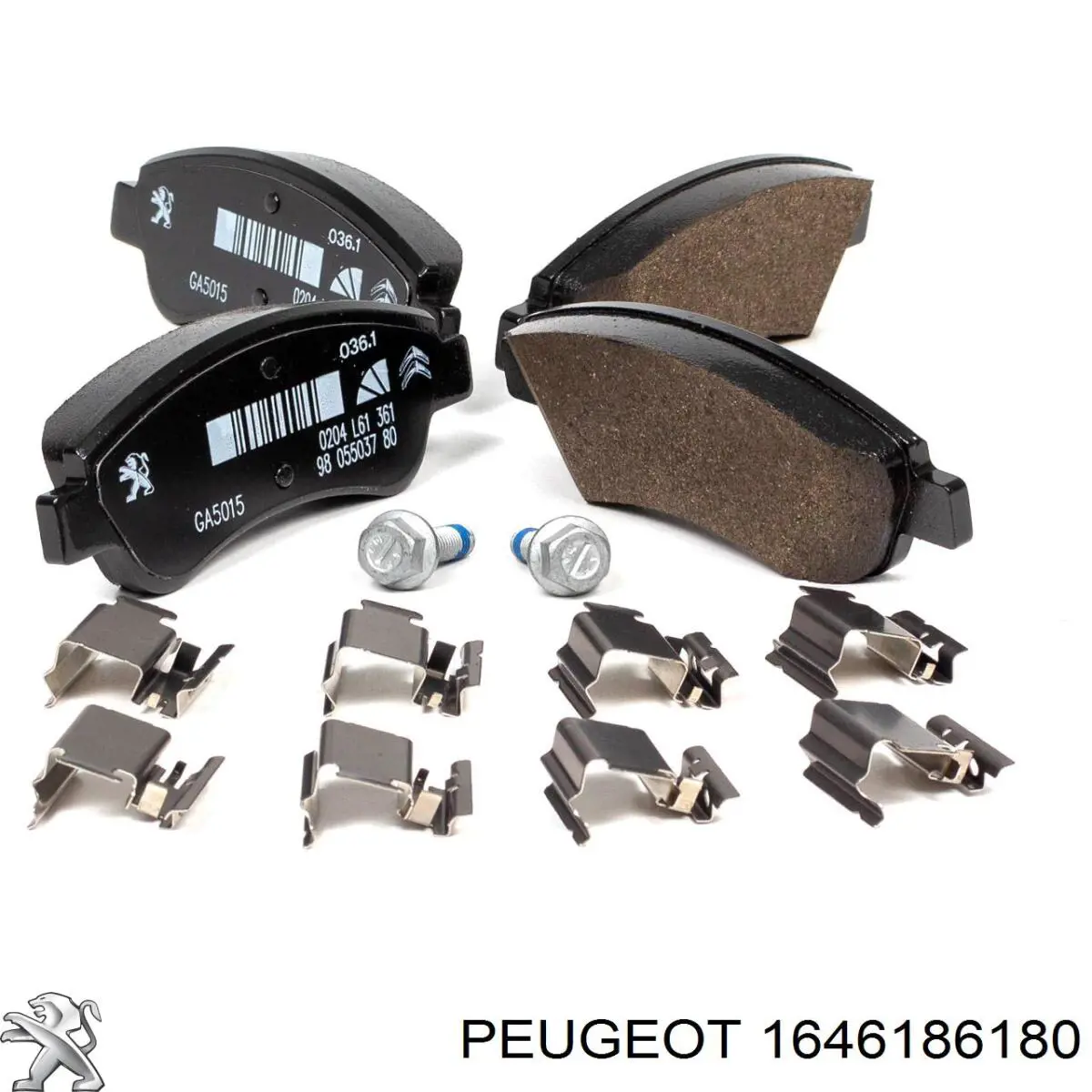 Гальмівні колодки Peugeot/Citroen 1646186180 ціна, від 23.15 USD