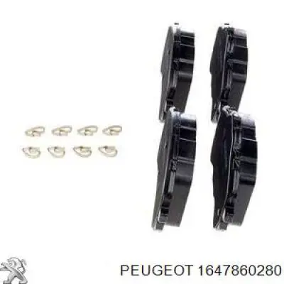 1647860280 Peugeot/Citroen Передні гальмівні колодки