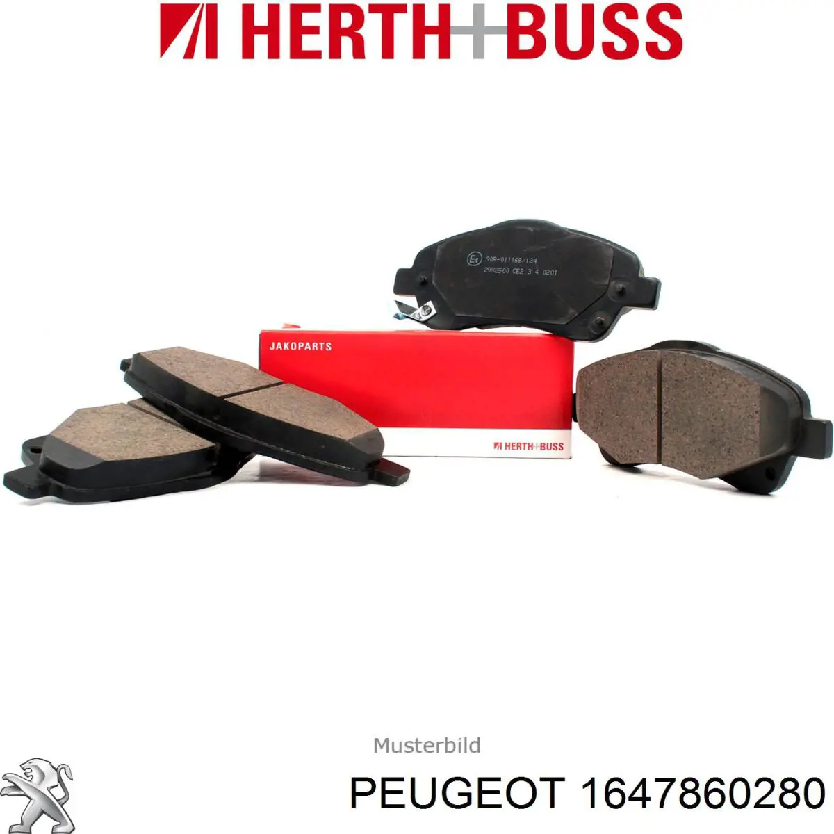 Гальмівні колодки Peugeot/Citroen 1647860280 ціна, від 34.62 USD