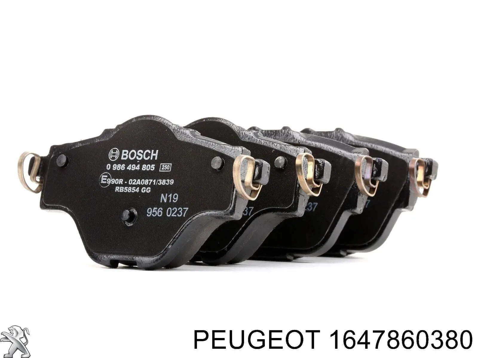 Купити 1647860380 Peugeot/Citroen Задні колодки