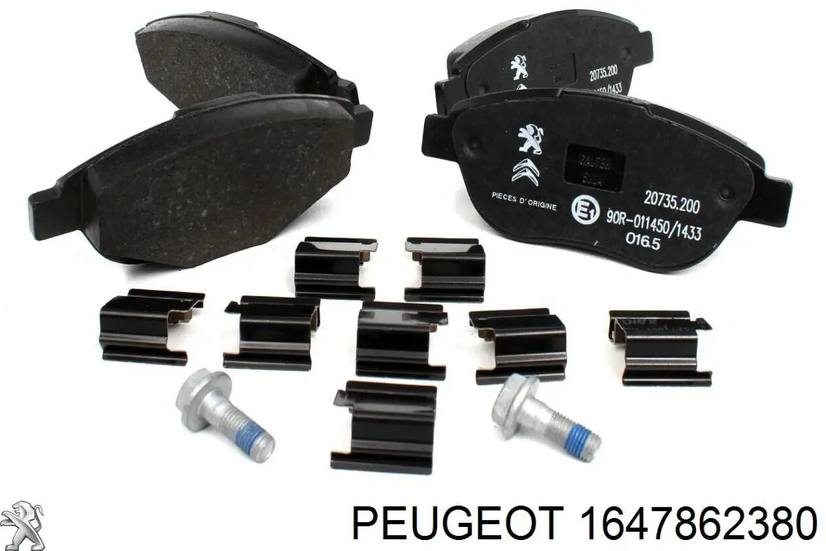 1647862380 Peugeot/Citroen Передні гальмівні колодки