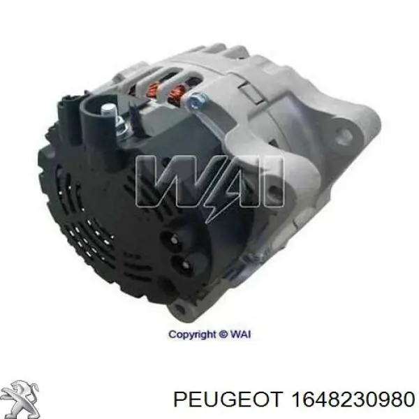 Генератор 1648230980 Peugeot/Citroen