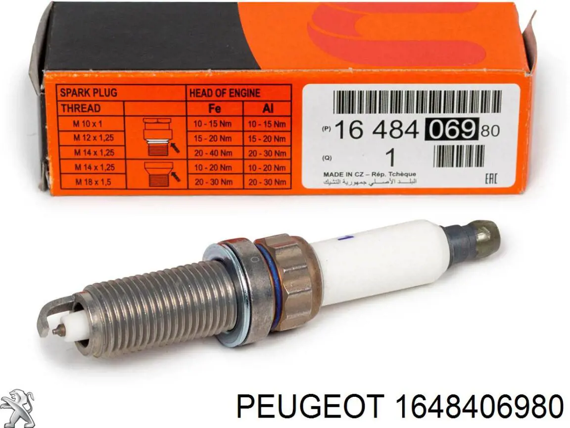 Свічки автомобільні Peugeot/Citroen 1648406980 ціна, від 12.66 USD