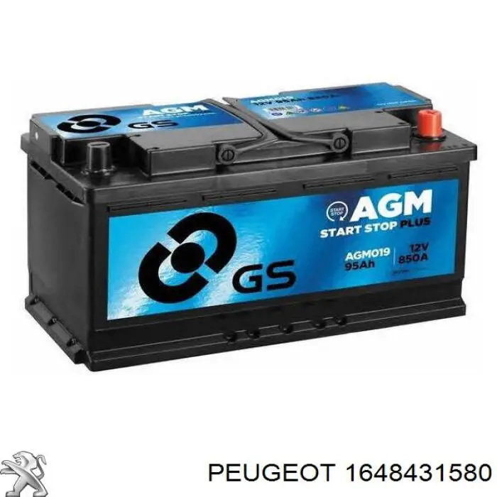 Купити Акумулятор Peugeot/Citroen 95 А/г (1648431580)