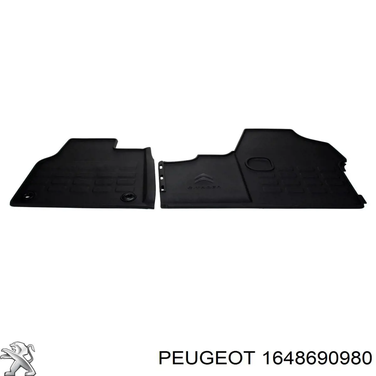 Килимок передній, комплект 2 шт. 1648690980 Peugeot/Citroen
