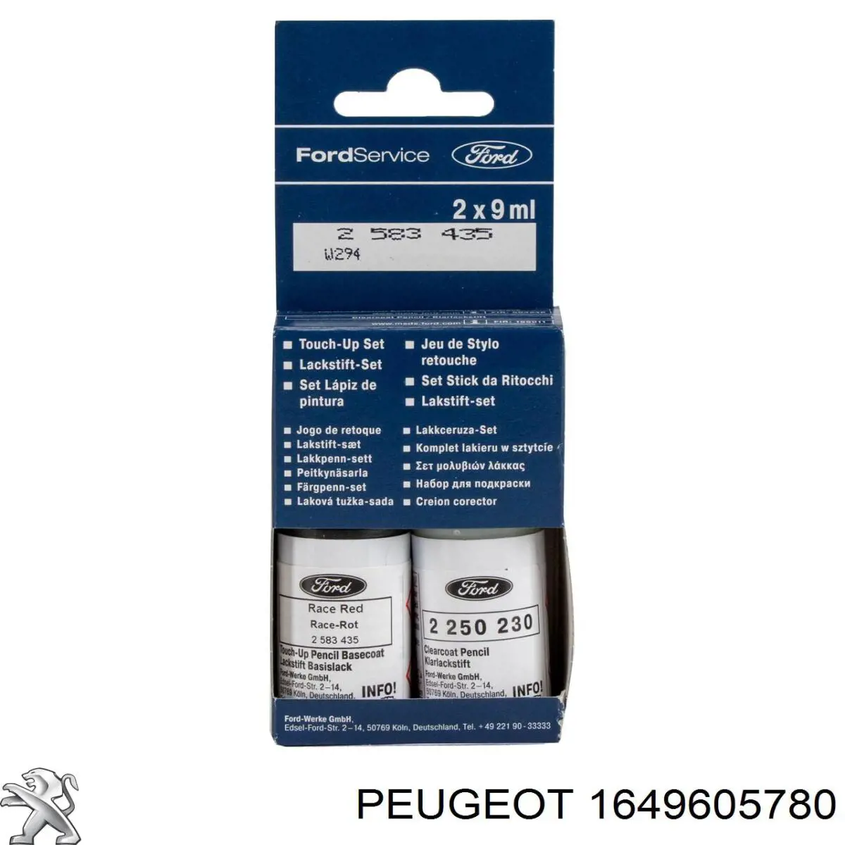 1649605780 Peugeot/Citroen Підфарбовувач (олівець)