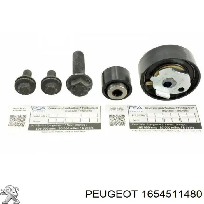 1654511480 Peugeot/Citroen Ремінь ГРМ, комплект