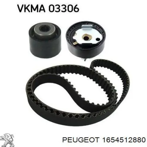 1654512880 Peugeot/Citroen Ремінь ГРМ, комплект