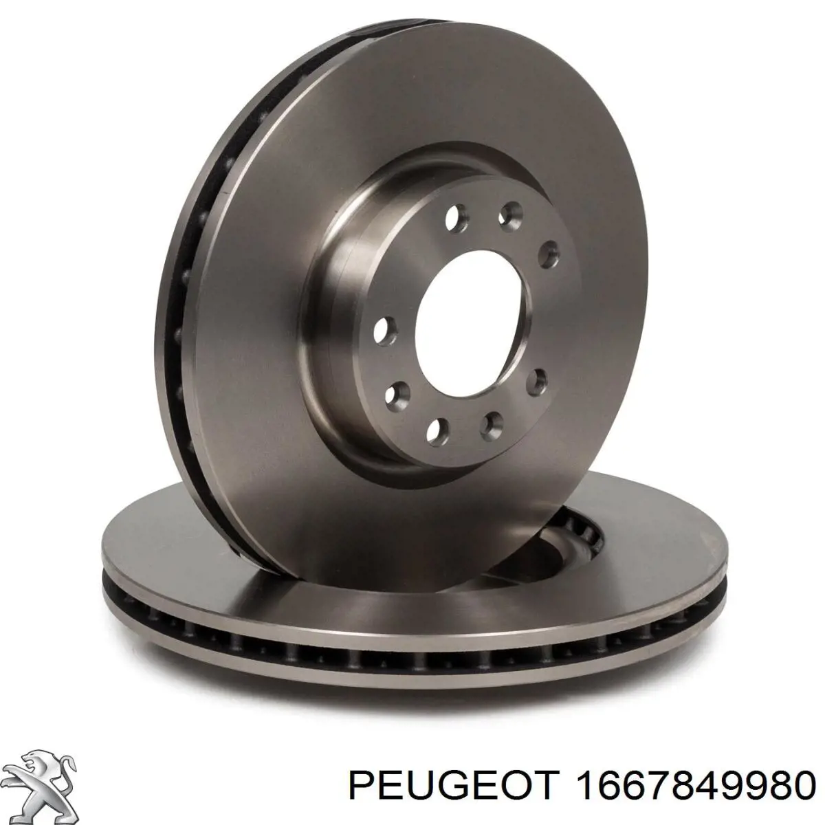 Гальмівні диски передні 1667849980 Peugeot/Citroen