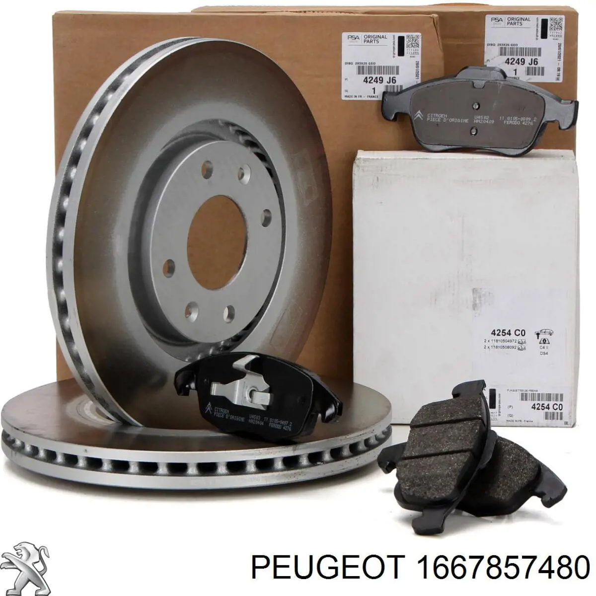 1667857480 Peugeot/Citroen диск гальмівний передній