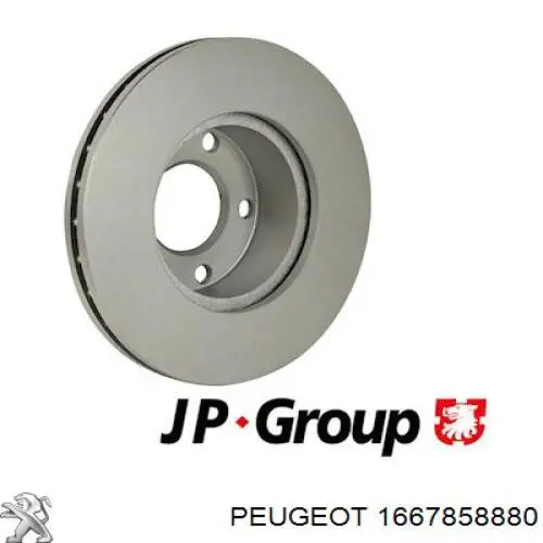 Купити 1667858880 Peugeot/Citroen Ротор гальмівний