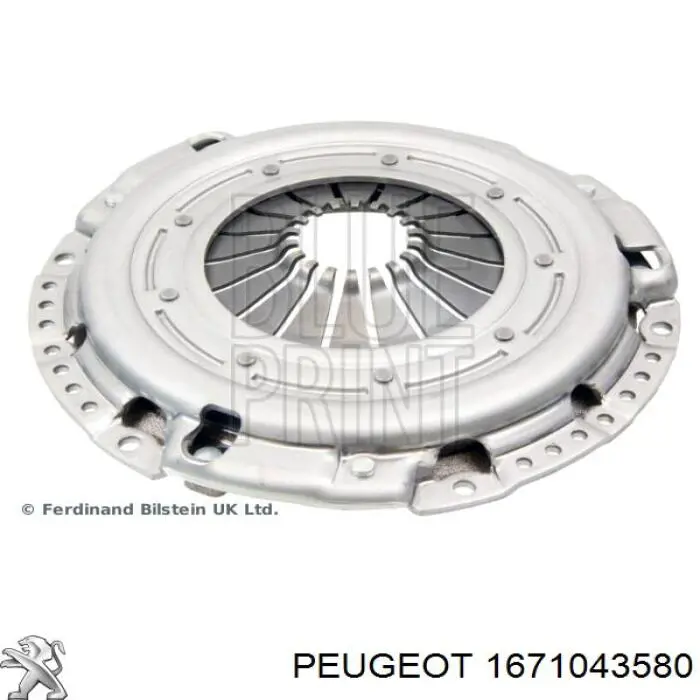 1671043580 Peugeot/Citroen комплект зчеплення (3 частини)