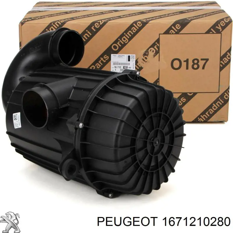 1671210280 Peugeot/Citroen корпус повітряного фільтра