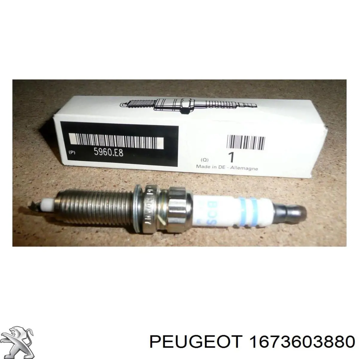 Колодки гальмові задні, дискові 1673603880 Peugeot/Citroen