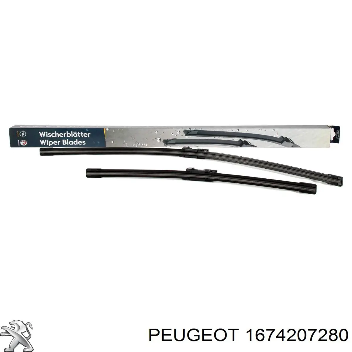 Щітка-двірник лобового скла, комплект з 2-х шт. Peugeot/Citroen 1674207280 ціна, від 30.95 USD