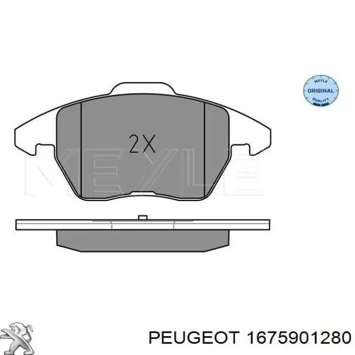 Гальмівні колодки Peugeot/Citroen 1675901280 ціна, від 41.81 USD