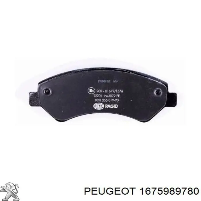 Передні тормозні колодки 1675989780 Peugeot/Citroen