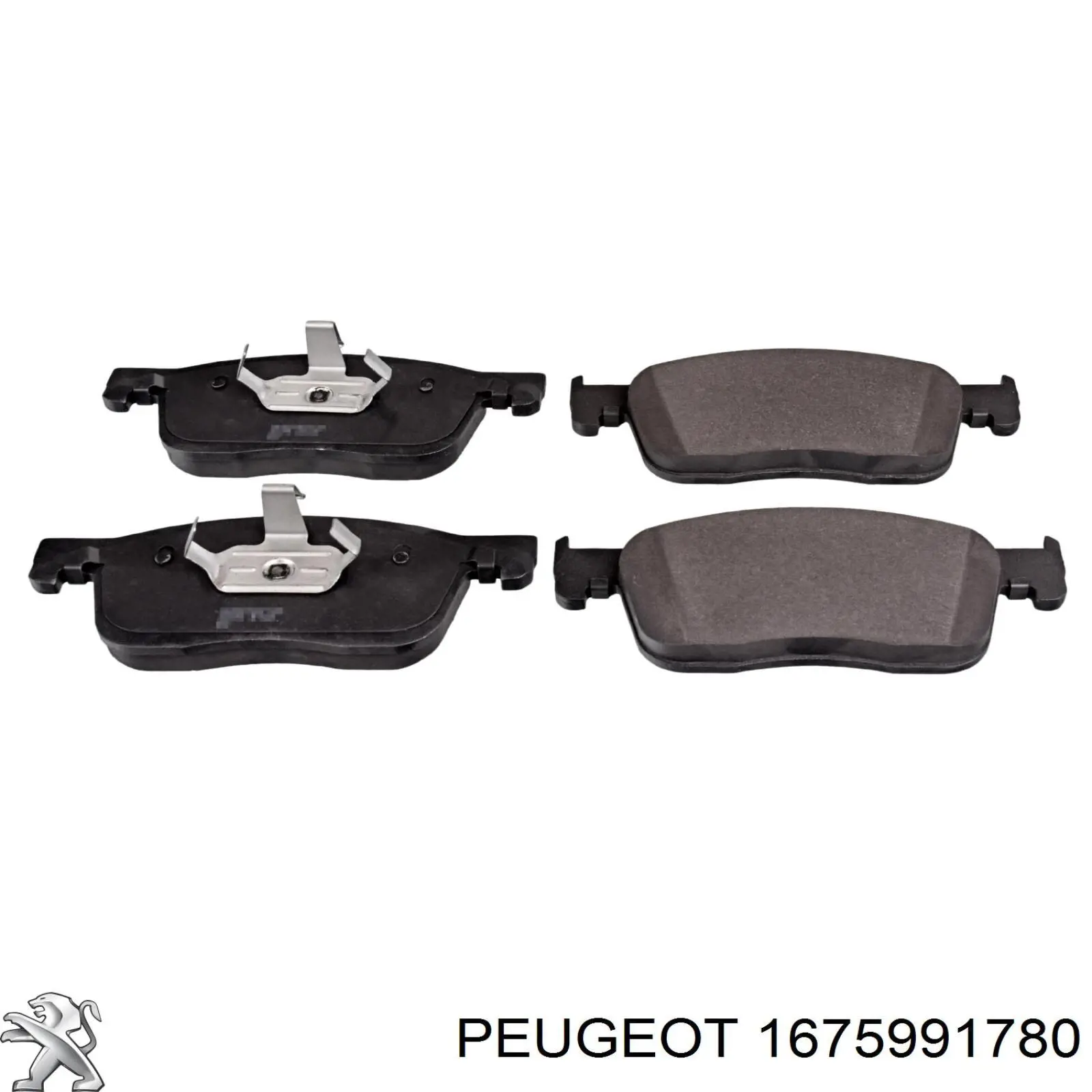 1675991780 Peugeot/Citroen Передні гальмівні колодки